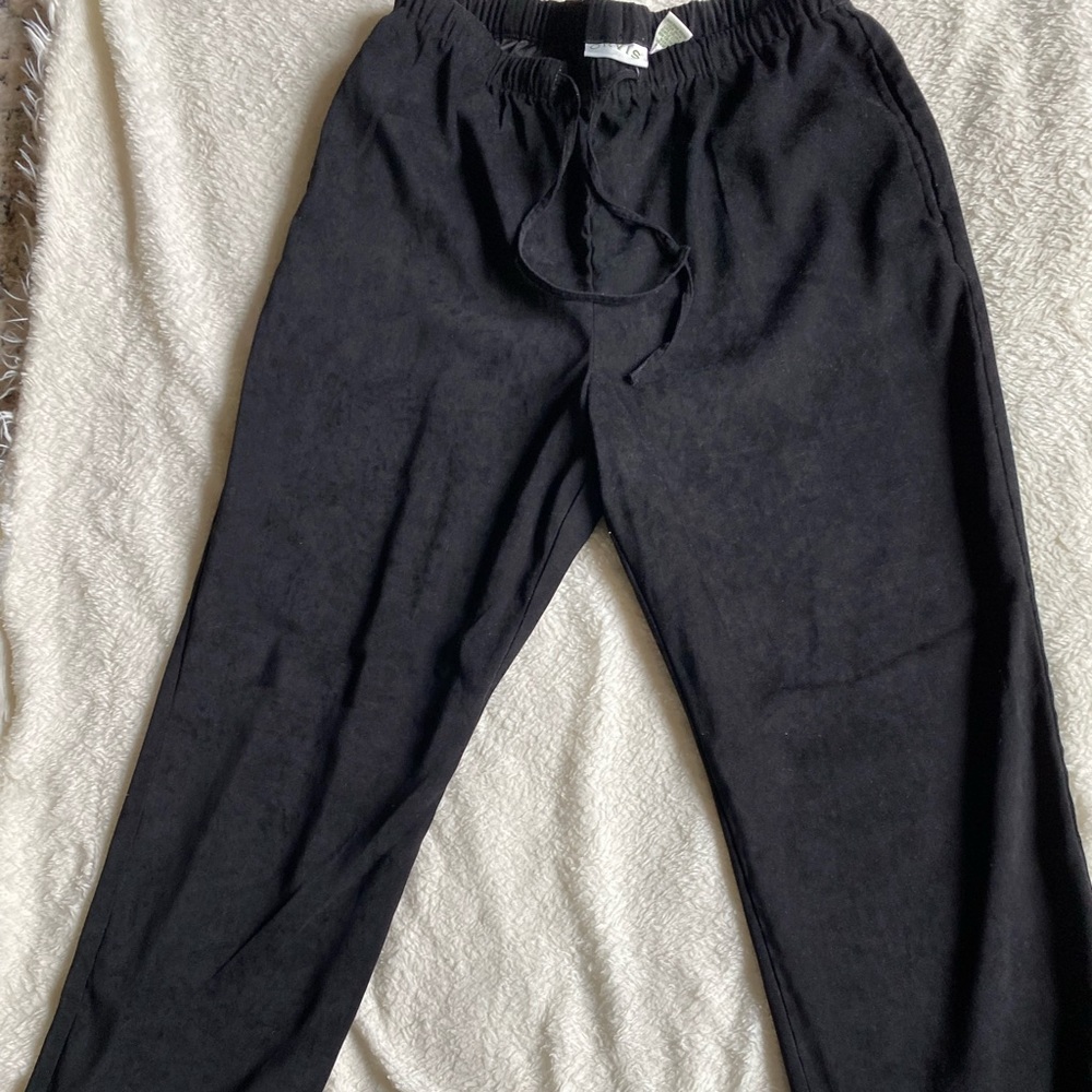 Orvis-Black Polyester and Spandex pants